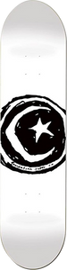 Foundation - Star & Moon Deck-8.38 White - Skateboard Deck
