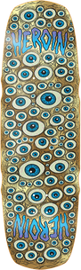 Heroin - Seeing Double Mutated Deck-9.5 Gold - Skateboard Deck