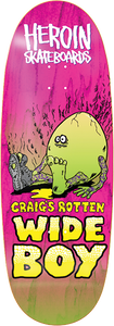 Heroin - Questions Rotten Wide Boy Egg Deck-10.75 - Skateboard Deck