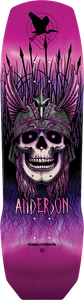Powell Peralta - Anderson Heron 4 Dk-9.13x32.8 Pink Foil - Skateboard Deck