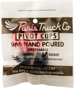 Paris Truck Co - Savant Pivot Cups Set 96a Black 2pcs - Skateboard Bushings