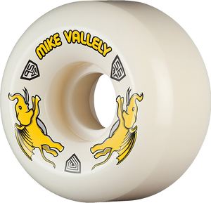 Powell Peralta - Df Vallely V6 Yellow Dragon 95a 56/36mm Wht - Skateboard Wheels (Set Of Four)