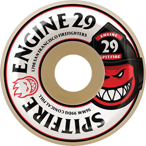 Spitfire - F4 99a Conical Full 56mm Engine 29 Sffd Natural - Skateboard Wheels (Set Of Four)