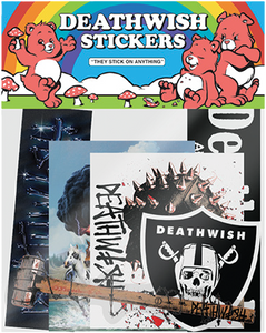 Deathwish - 6pk/asst Nation Stickers