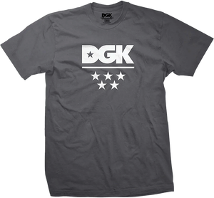 Dgk - All Star - Ss Xl-charcoal - Skateboard Tshirt