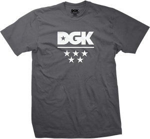 Dgk - All Star - Ss Xxl-charcoal - Skateboard Tshirt