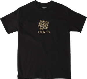 Fiveboro - Demon Cat Ss S-black/peach - Skateboard Tshirt