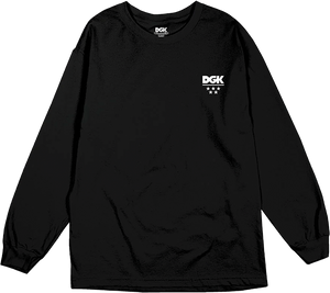 Dgk - All Star Mini Logo Ls Xl-black - Skateboard Longsleeve Shirt