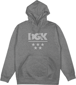Dgk - All Star Fleece Hd/swt L-charcoal - Skateboard Sweatshirt