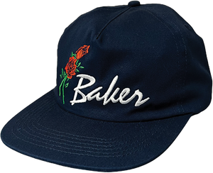 Baker - Roses Hat Adj-navy - Skateboard Hat