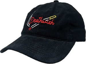 Deathwish - Neon Lights Corduroy Hat Adj-black - Skateboard Hat