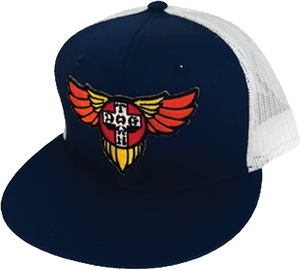 Dogtown - Wings Patch Og 70s Mesh Hat Adj-navy/wht - Skateboard Hat