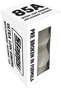 Slappy - Ultra Low Bushings/washers Set 85a Wht 2pr - Skateboard Bushings