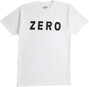 Zero - Army Logo Ss Xxl-wht/blk - Skateboard Tshirt
