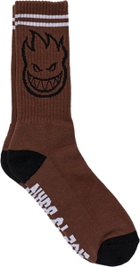Spitfire - Bighead Crew Sock Dk.red/blk/wht - Skateboard Socks