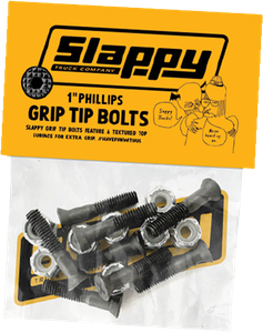 Slappy - Grip-tip Phillips Bolts Set 1" Black