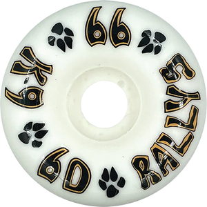 Dogtown - K-9 Rallys 60mm 99a White - Skateboard Wheels (Set Of Four)