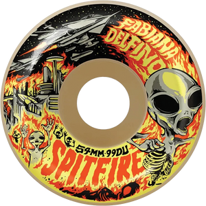Spitfire - Delfino Invasion F499 Con-full 54mm Nat - Skateboard Wheels (Set Of Four)