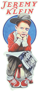 World Industries - Klein Black Eye Kid Sticker