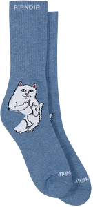 Rip N Dip - N Dip Lord Nermal Crew Socks Slate Heather - Skateboard Socks