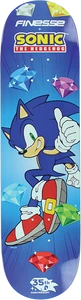 Finesse - Sega Sonic 35th Deck-8.12 Blue - Skateboard Deck