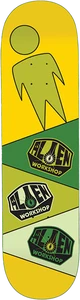 Alien Workshop - Logo Repeater Deck-8.37 Gold - Skateboard Deck