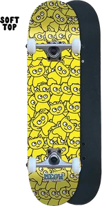 Meow - Sticker Pile Soft Top Comp-6.75 Cmyk Yellow - Complete Skateboard