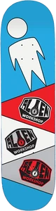 Alien Workshop - Logo Repeater Deck-8.12 Blue - Skateboard Deck