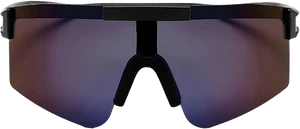 CHPO - Luca Sunglasses Black/purple Mirror