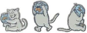 Rip N Dip - N Dip Fish Bowl Pin 3/pk