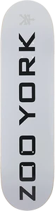 Zoo York - Og 95 Logo Block Deck-8.0 Wht/blk/grey - Skateboard Deck