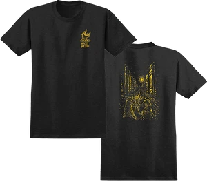 Antihero - Fireside Ss Xl-heather Asphalt - Skateboard TShirt