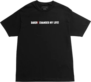 Baker - Baker-3 Changed My Life Ss L-black - Skateboard TShirt