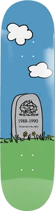 World Industries - Skateboarding Is Dead Deck-8.5 Blu/grn Ex7 - Skateboard Deck