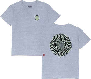 Spitfire - Classic Swirl Overlay Yth Ss S-gry/grn