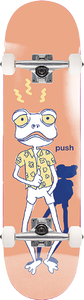 Push - Froggy Sketch Fp Complete-7.75 Peach - Complete Skateboard