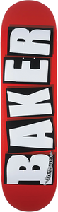 Baker - Brand Logo Deck-8.5 Red/wht - Skateboard Deck