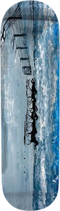 Weekend - Considine Silver Stallion Deck-8.5 Blue - Skateboard Deck