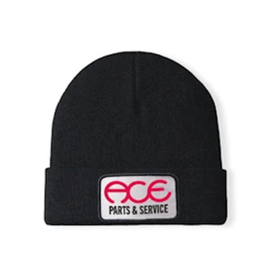 Ace Parts & Service Beanie Black - Skateboard Beanie