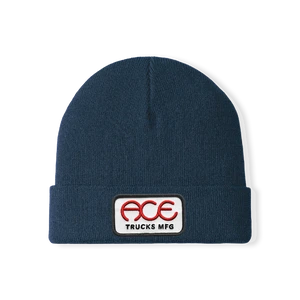Ace Rings Beanie Navy - Skateboard Beanie
