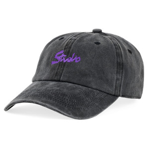 Studio Organic Plus 6 Panel Hat Pigment Dyed Black - Skateboard Beanie