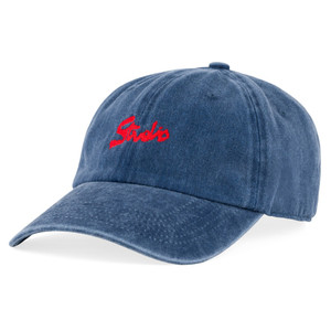 Studio Organic Plus 6 Panel Hat Pigment Dyed Navy - Skateboard Beanie