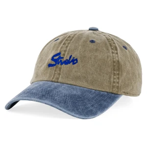 Studio Organic Plus 6 Panel Hat Pigment Dyed Khaki Green/navy - Skateboard Beanie
