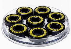 Free Radical Abec 5 Yellow Bearings Single Set - Skateboard Bearings