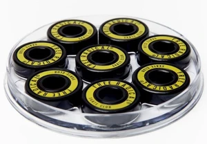 Free Radical Abec 5 Yellow Bearings Single Set - Skateboard Bearings