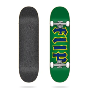 Flip Team Cancelled Green Mini Complete 7.25 - Complete Skateboard