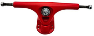 Ghost Boards 180mm 50 Degree Longboard Truck Red - Skateboard Trucks (Pair)