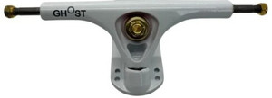 Ghost Boards 180mm 50 Degree Longboard Truck White - Skateboard Trucks (Pair)