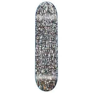 Gx1000 Team B&w Abstract Deck 8.37 - Skateboard Deck