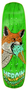 Heroin Hayate Fox Shovel Shaped Deck 8.88 (limit 2) - Skateboard Deck